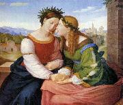 Friedrich Johann Overbeck Italia and Germania after